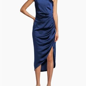 Elliatt Blue One Shoulder Dress